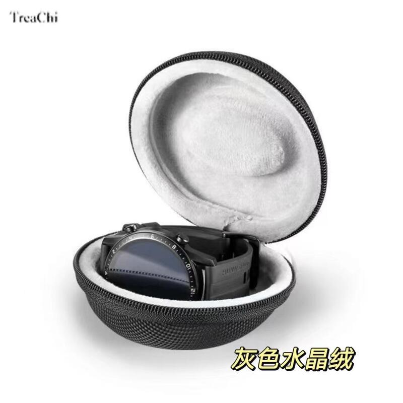 Portable Waterproof Watch Storage Box Zipper Soft Inner Pad Suitable for Smart Watch Wrist Can Carry Storage Watch