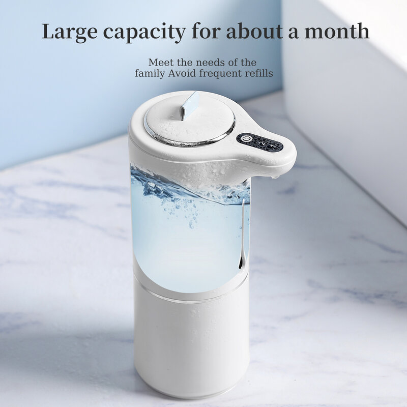새로운 자동 거품 비누 디스펜서 USB 충전식 수직 마운트 Touchless 비누 디스펜서 Sanitizing 기계 액체 살균제