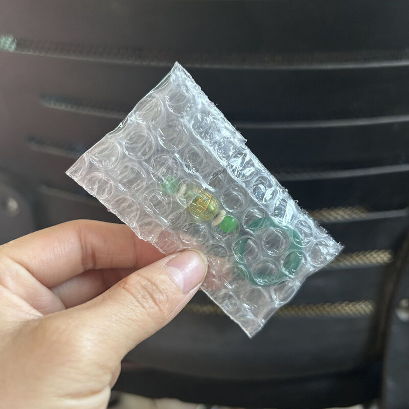 Tas gelembung khusus cangkang ponsel tas gelembung lapisan ganda plastik transparan tas pelindung tahan guncangan tas gelembung kecil
