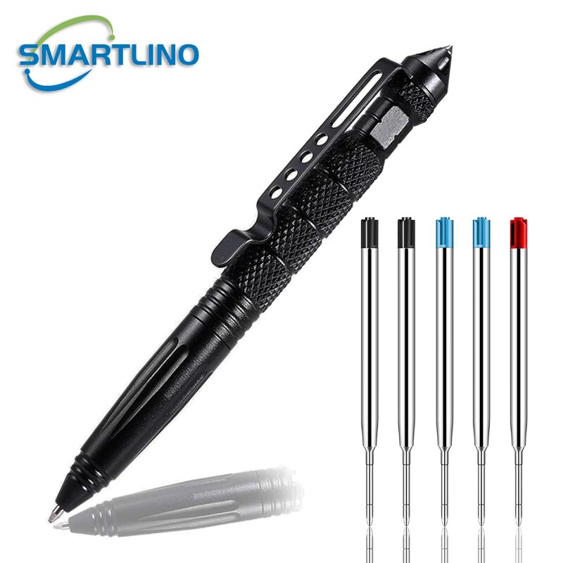 Металлическая ручка для самообороны, школьные и офисные шариковые ручки, аварийный выключатель стекла, товары для повседневного использования
