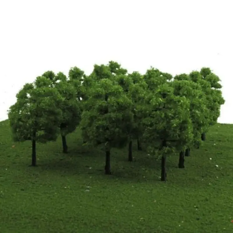 Accessori nuovissimo albero modello durevole di alta qualità 1:100 modello Micro paesaggio altamente simulato treno 20 pezzi