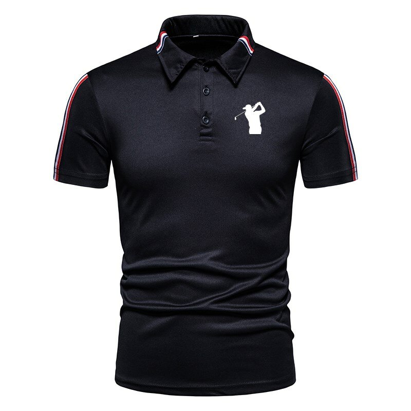 HDDHDHH-Polo con estampado de marca para hombre, camiseta informal, ajustada, de negocios