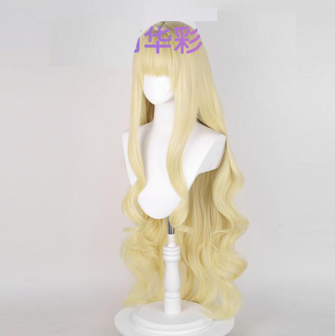 Mashiro Rima Cosplay Wig Fiber Synthetic Wig Anime Light Yellow Long Hair Shugo Chara Wig