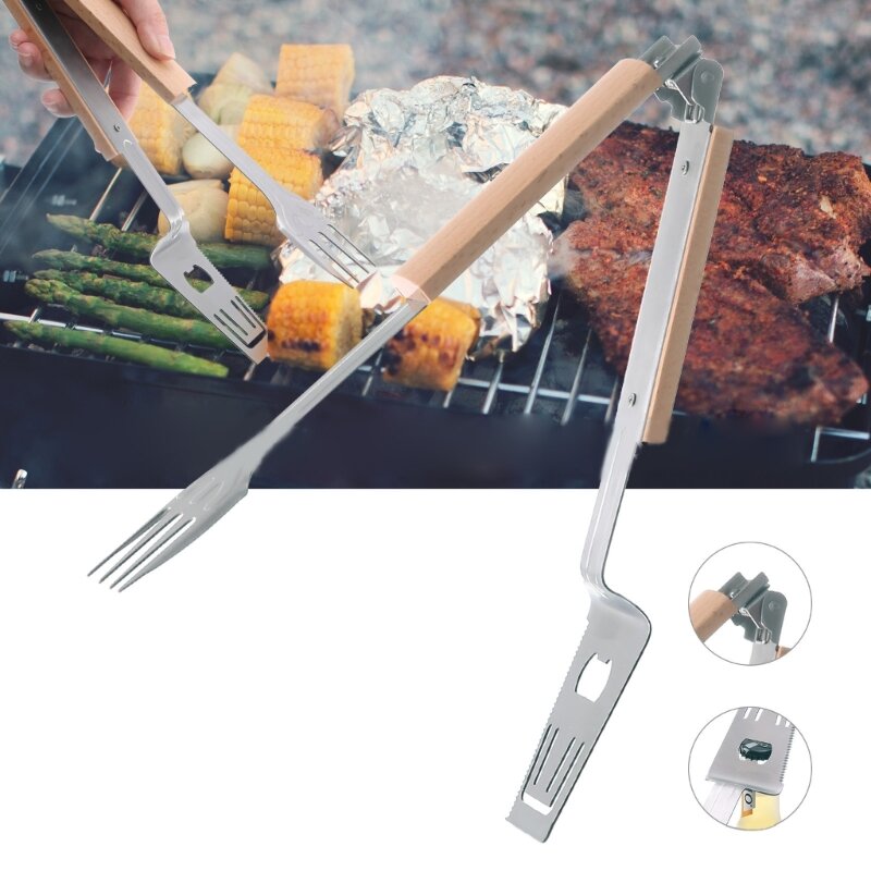 Multifunctional Food Flipping Clip Portable Food Grill Clip Barbecue Salad Clip TOP quality