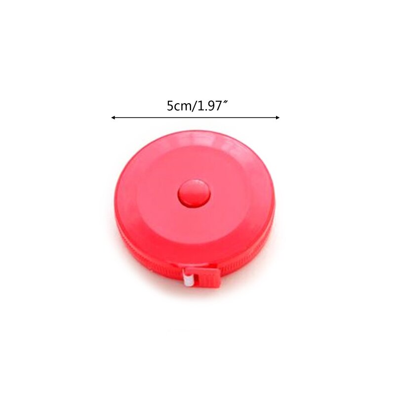 Sewing Tape Measure Retractable Measuring Tape Portable Body Tape Measure for Fabric Sewing Home DIY Crafts 0-59 Inches Dropship