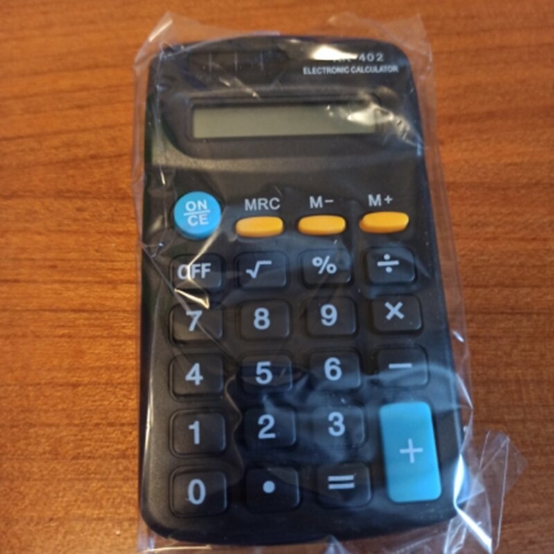 Calcolatrice da tavolo cifre Mini elettronica alimentata a batteria