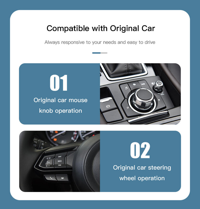 Подходит для модификации и обновления Mazda Apple carplay и Android auto mazda2 mazda3 mazda6 CX3CX5CX8CX9
