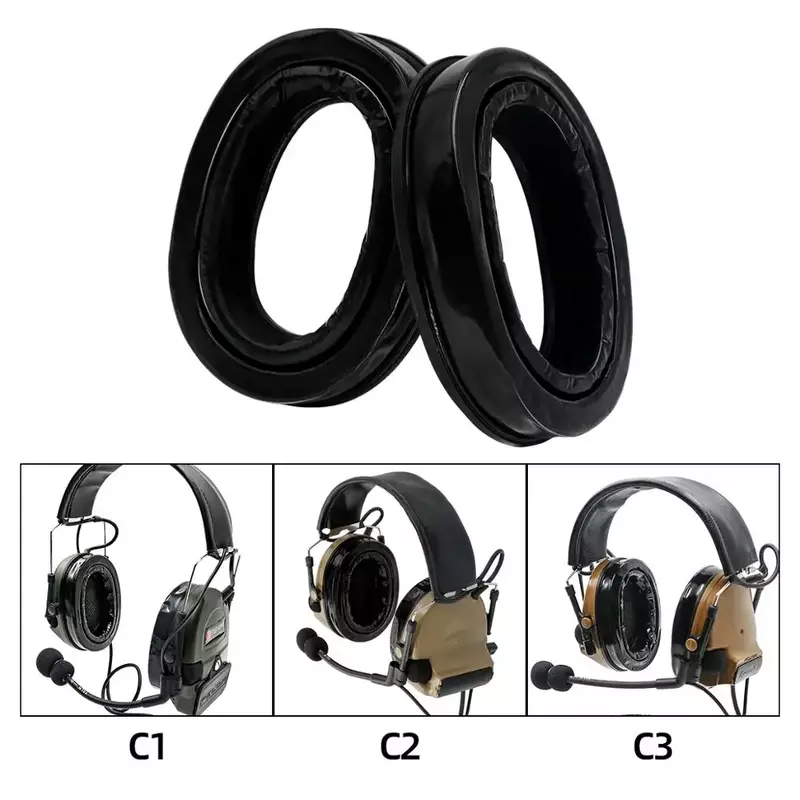 Heargear COM ชุดหูฟังแบบเจลสำหรับ Headset taktis comtac II II III หูฟังล่าสัตว์