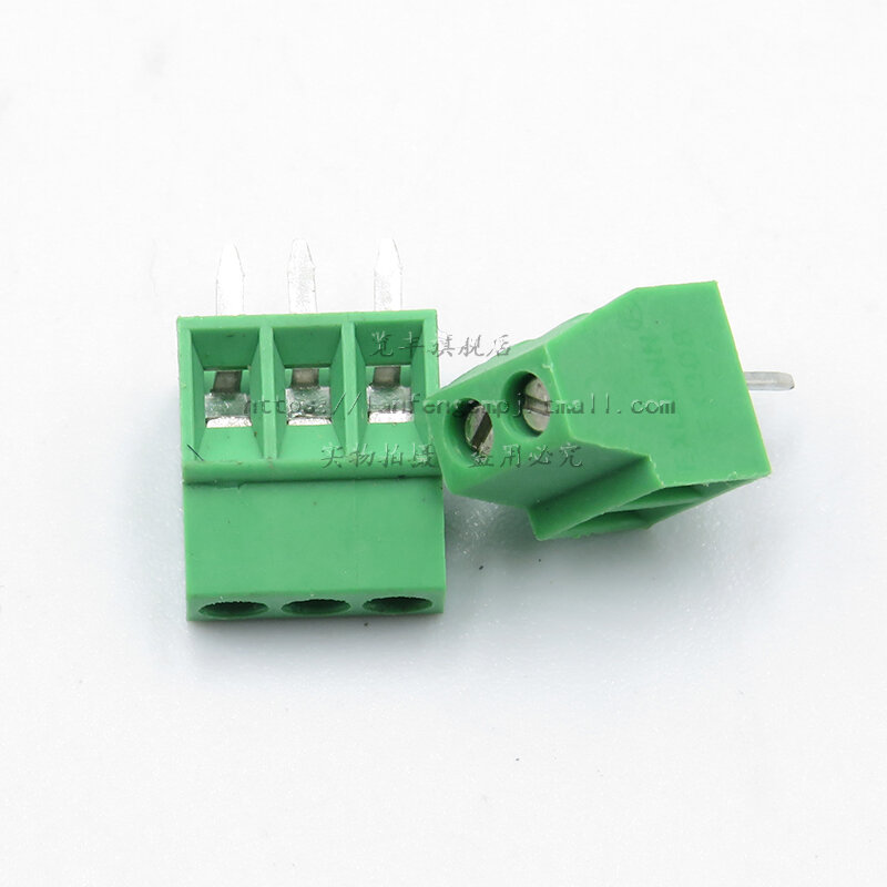 Terminal de cableado PCB tipo tornillo de paso, DG308, KF120, 2,54mm, 2P/3P/4P, 2,54