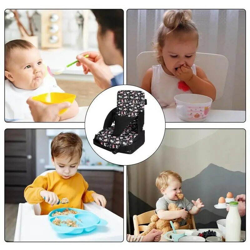Dining Booster Seat Adjustable Dining Chair Height Increasing Seat Cushion Nonslip Kids Support Mat For Eating At Home Travel