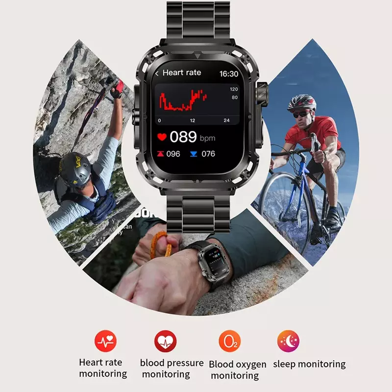 Z85 max Outdoor Smartwatch Männer 2,04 Zoll GPS Track NFC/Spiele/Luftdruck/Gradient aus zweiter Hand/Zzzhu/Qibla Fucntion Smartwatch