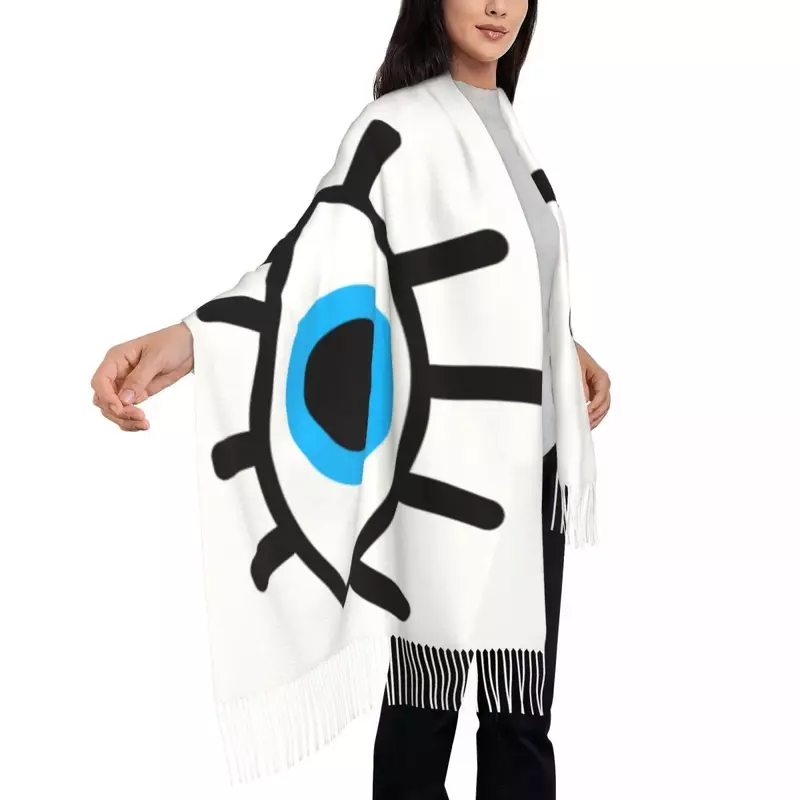 Magic Eyes Charm sciarpa moda donna inverno autunno scialle avvolge Black Evil Eye amuleto Boho Pattern nappa Wraps