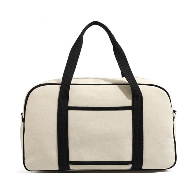 Canvas Bag Large Capacity Diaper Bag Women Embroidery Bear Shoulder Bags Storage Bag Handbag Multiple Compartment