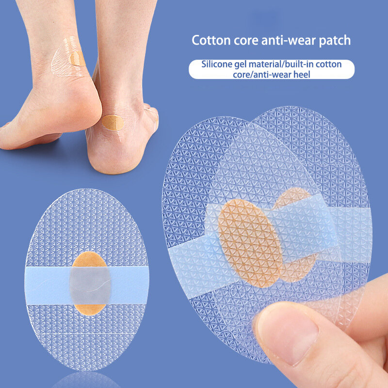 Silicon Gel Anti Abrasion Heel Sticker Transparent Waterproof Stealth Protect Skin From Injury Foot Care Tools