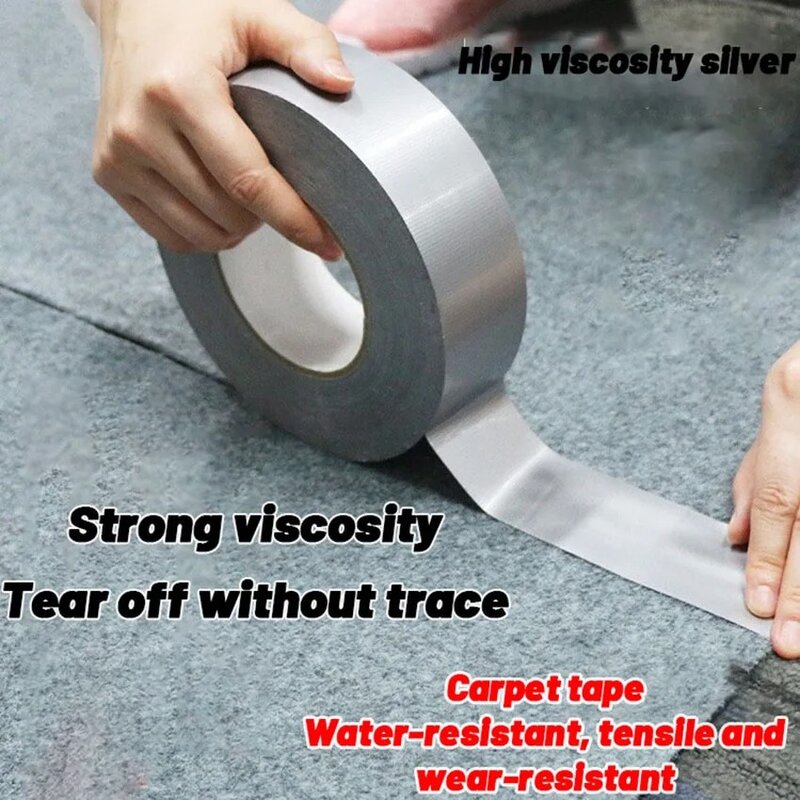 10m thickening Waterproof windproof Silver gray single-sided repair wear-resistant tape Industrial Adhesive Tape Repair Bundles