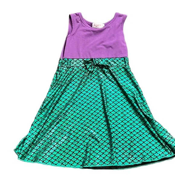 Ropa de princesa Blancanieves y bella para niñas, vestido informal de sirena pequeña con lazo, juego de rol para bebé, cumpleaños, Mickey Mouse