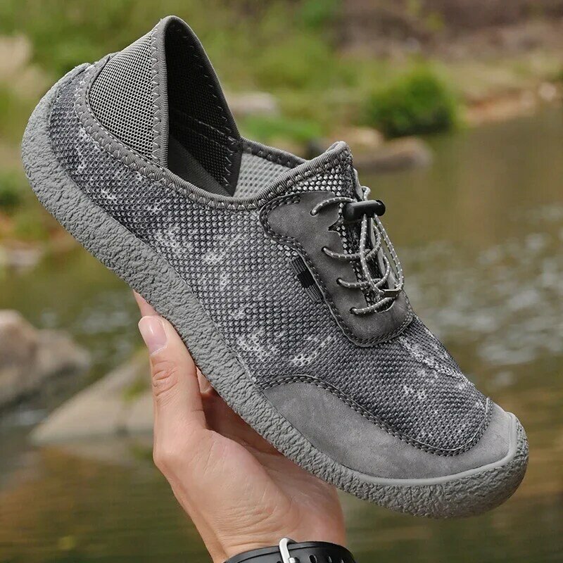 Brand New Summer Men Casual shoes Breathable Mesh cloth Loafers Soft Flats Sneakers Handmade Male Driving shoes Large Size 38-46