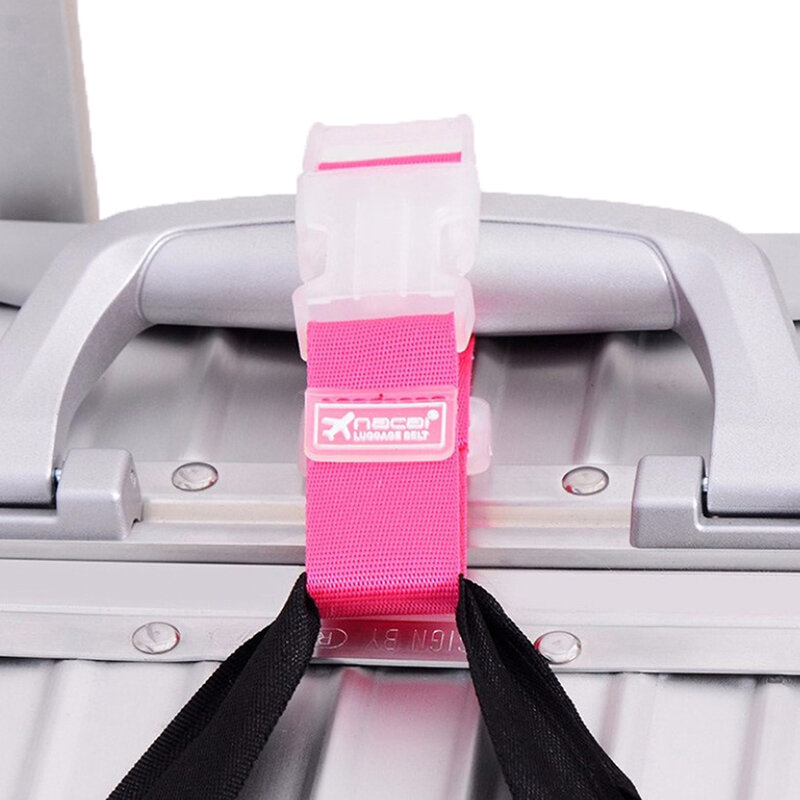 1PC 27x2.5cm regulowany bagaż nylonowy pasy akcesoria podróżne wisząca klamra pasy walizka paski do torby blokada paska haki