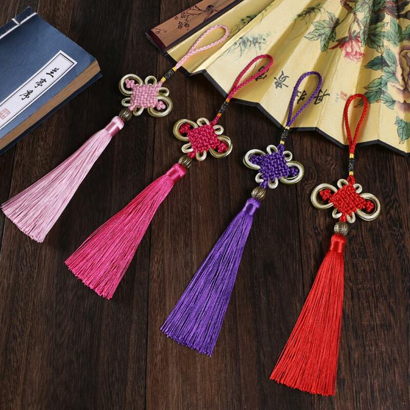 2 pezzi nappe nodo cinese imitazione nappe nodo cinese fai da te tenda vestiti borsa forniture artigianali ciondolo nappa stile classico