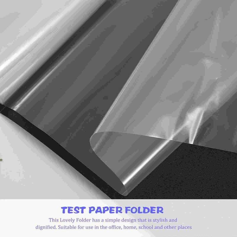 Dossier d'affichage de fichier en plastique, dossier utile, dossiers pratiques, évaluation de document
