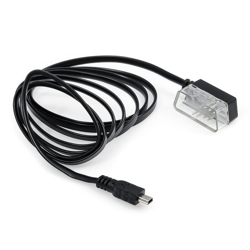 Câble de connexion OBD II OBD 2 7 broches vers mini USB, pour voiture, HUD, affichage tête haute, câble adaptateur de diagnostic, 1 pièce