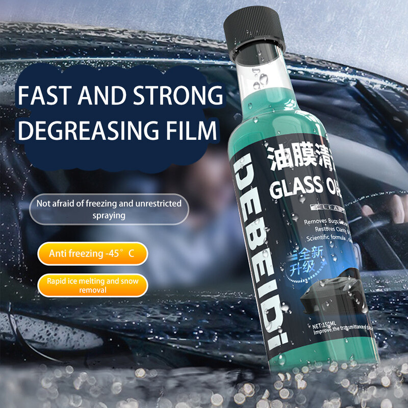 Car Oil Film Cleaner For Windshield Glass Concentrated Glass Cleaner Agents For Automotive Vehicle