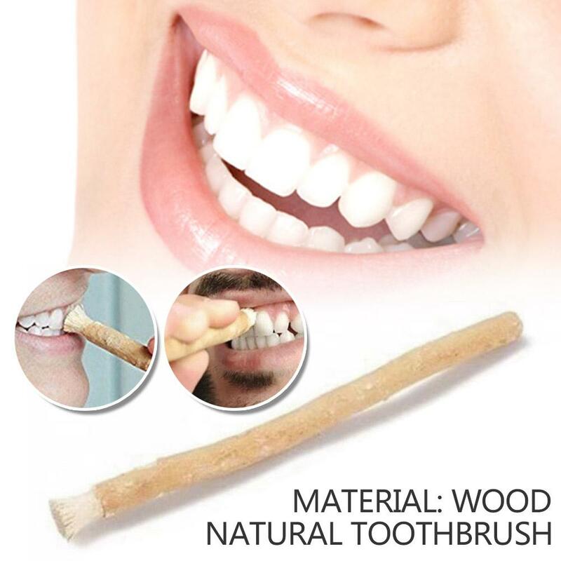 Miswak Siwak sikat gigi alami, sikat gigi Manual Miswaak tradisional, pemutih gigi perjalanan lembut