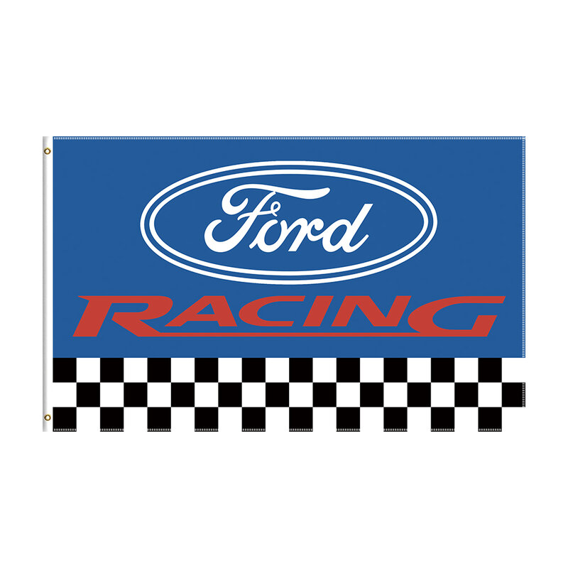 Bandeira De Decoração De Carro Ford, Bandeira Voadora, Interior E Exterior, 3x5 Ft
