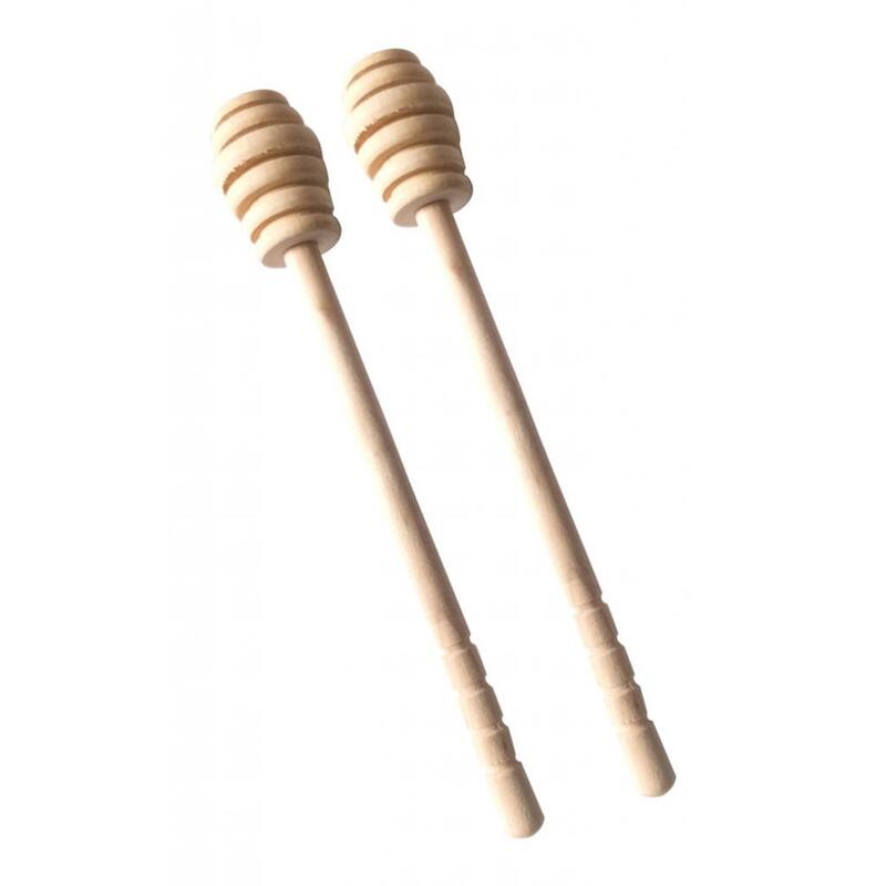 4 Stuks Hout Dippers Sticks,6.3 Inch Lange Houten Dipper Roeren Stick Voor Jam Pot Doseren