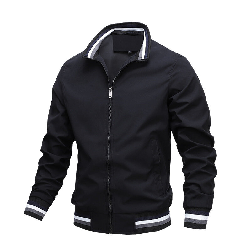 Moda Men's Windbreak Bomber Jacket Primavera Verão Homem Casual Outdoors Portswear jaqueta Casacos para homens Casacos roupas masculinas
