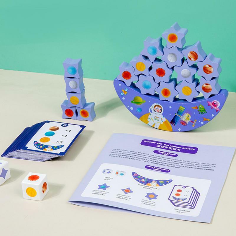 Stapelen Speelgoed Houten Blokken Stapelen Spel Balans Montessori Vroeg Leren Educatief Stamspeelgoed Voor Peuter Jongens En Meisjes