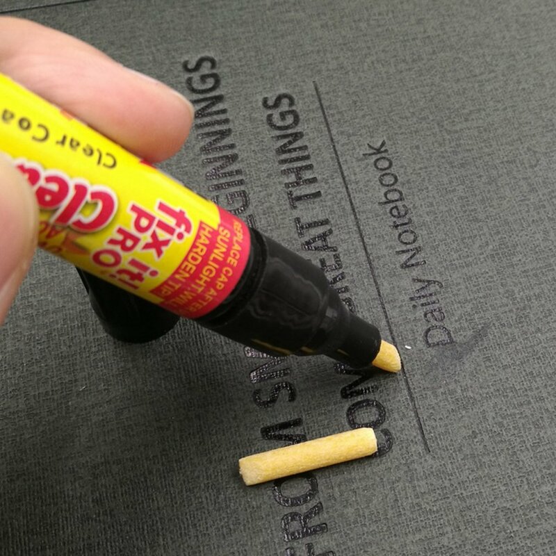 Carro-estilo portátil fix-lo pro limpar carro scratch repair removedor caneta casaco aplicador universal caneta de pintura automática