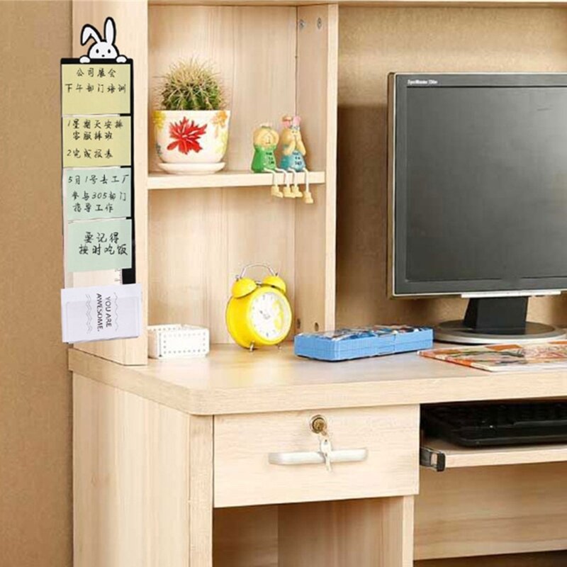 Monitor Memo Board, Monitor Sticky Note Holder Monitor Message Board Reminder