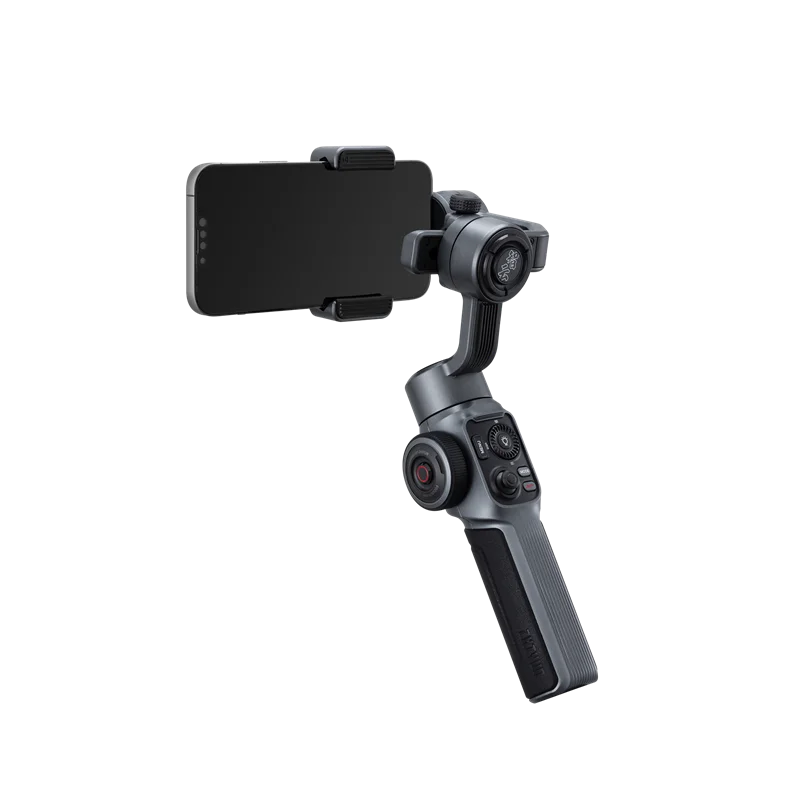 Гладкий 5S combo 3-осевой Профессиональный противоударный карданный двухсторонний Магнитный фонарь + Встроенный заполняющий свет для iPhone Samsung