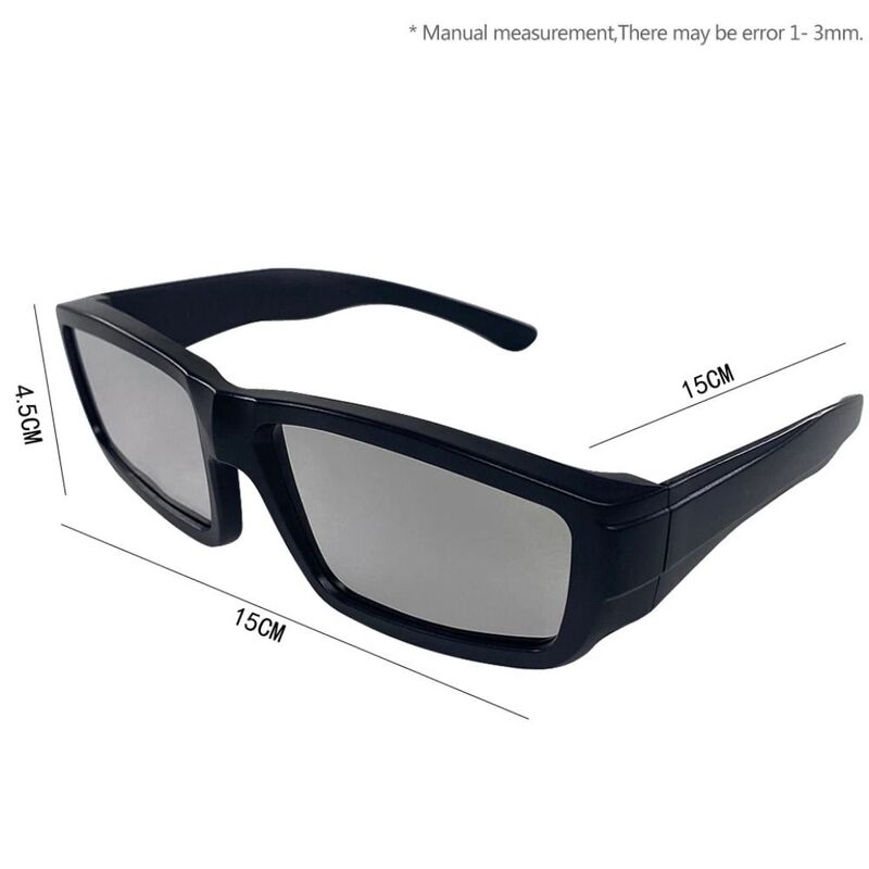 Gafas de seguridad 3D Anti-uv para Eclipse, lentes de plástico que protegen los ojos, duraderas, vista directa del sol, 1 piezas