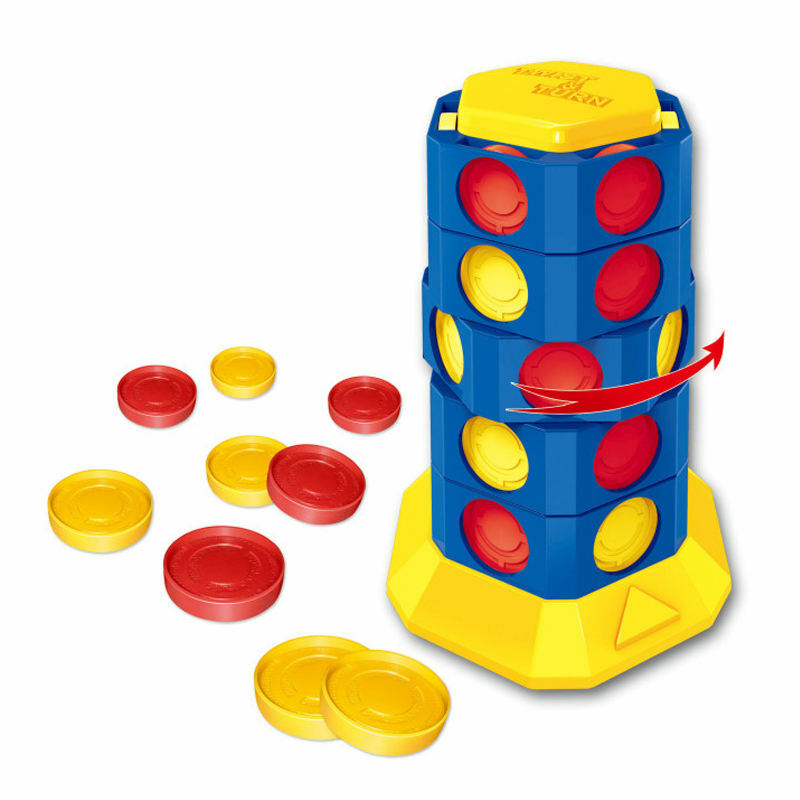 Juegos de mesa de Ajedrez de nuevo diseño, rotación sólida intelectual, conectar 4 juegos para más de 3 niños