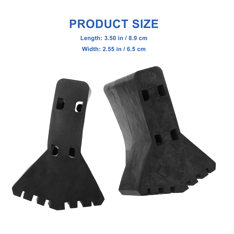 Estendere i paraspigoli per mobili protezione per i piedi protezioni per i piedi antiscivolo nero Non-