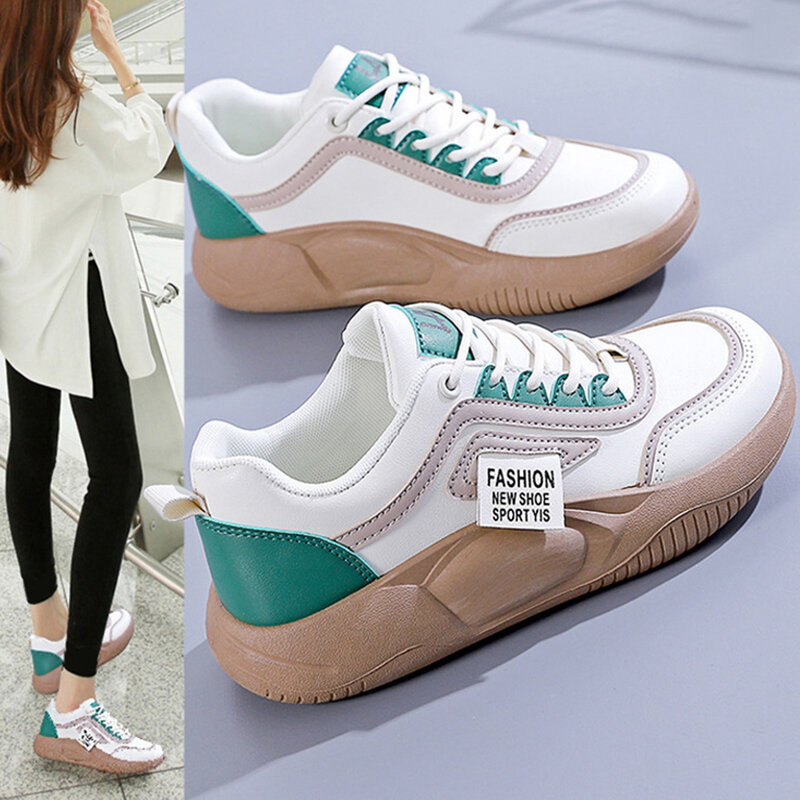 2023 coréia sapatos de moda feminina tênis casuais à prova dwaterproof água respirável sapatos esportivos para corrida ao ar livre caminhadas andando