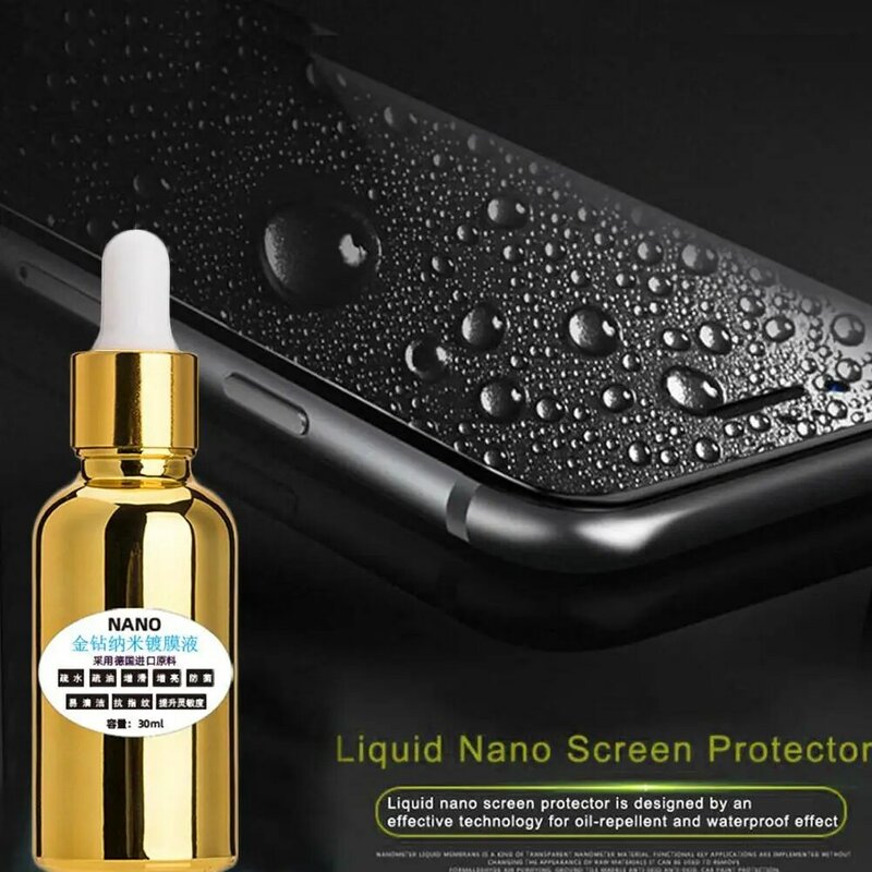 Nano Universal Protetor de Tela Líquido, 9D, 6D, 5D, 4D, 3D, Curvo, Filme de Vidro Temperado para iPhone