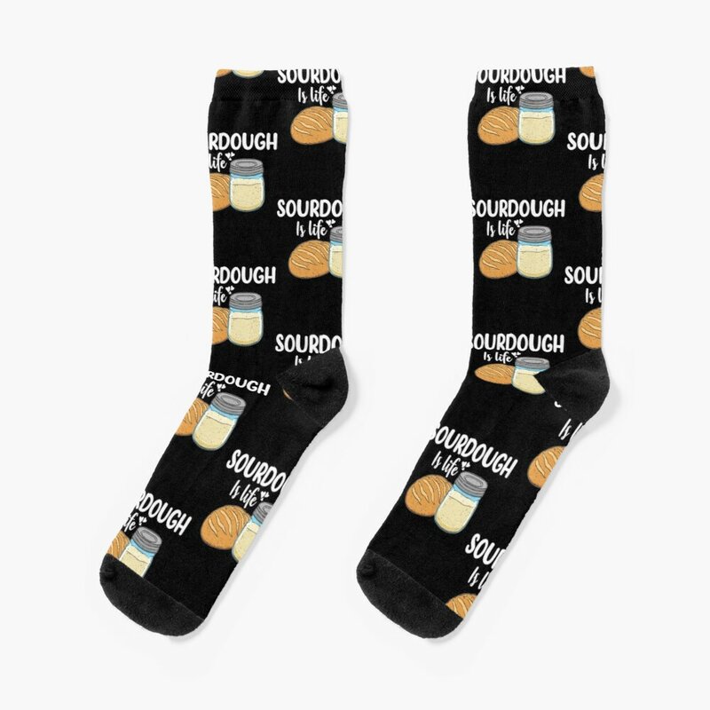 Дизайнерские мужские носки для хлеба sourтесто