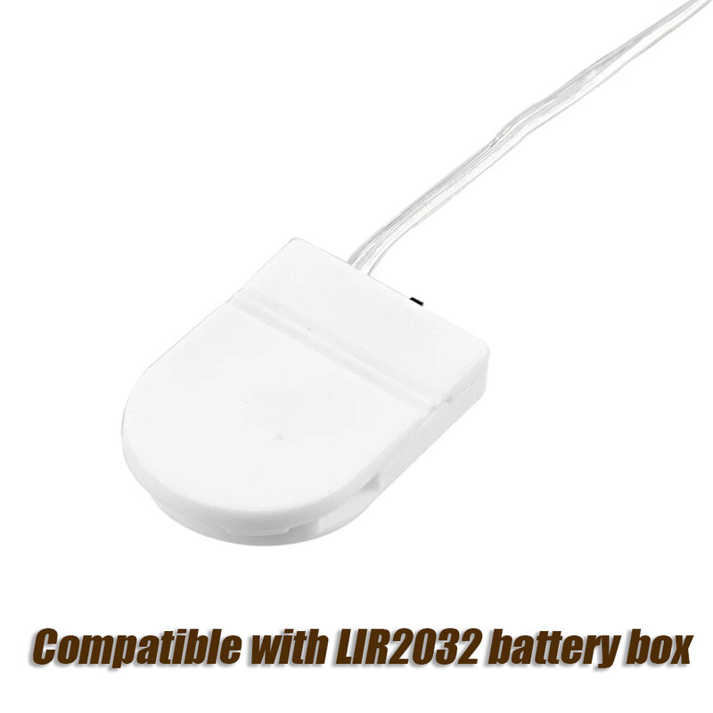 Держатель батарейного отсека для кнопочного элемента питания CR2032 LIR2032, емкость для хранения батарейного отсека, проводной выключатель вкл./выкл., 6 в