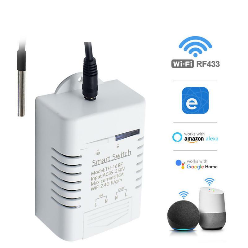 Tomada do termostato Smart Plug, Acessórios Home Kit, Gadgets Smart House, Smart Plug, 16a, 433mHz, 1 a 10pcs
