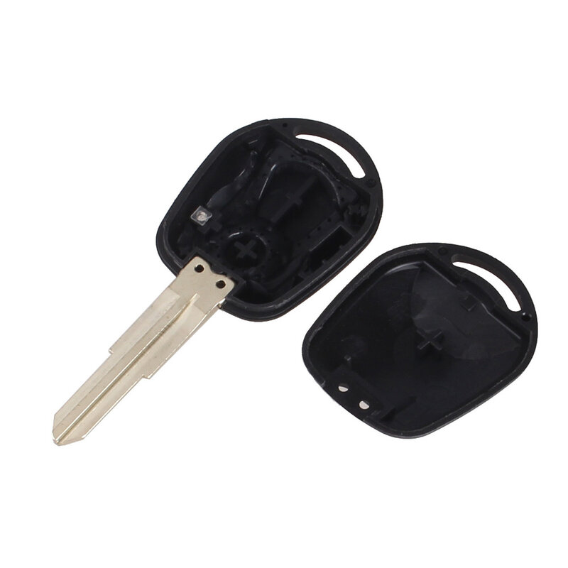 KEYYOU coque de clé à distance 2 boutons pour SSANGYONG ACTYON KYRON REXTON lame non coupée housse de protection de porte-clés étui de remplacement