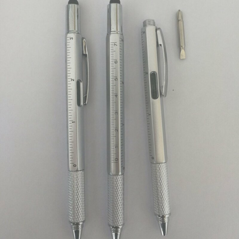 버니어 캘리퍼스 다기능 젤 잉크 펜 롤러 볼펜 문구, 실용적인 휴대용 0.5mm 볼펜 슬라이드 캘리퍼스 펜