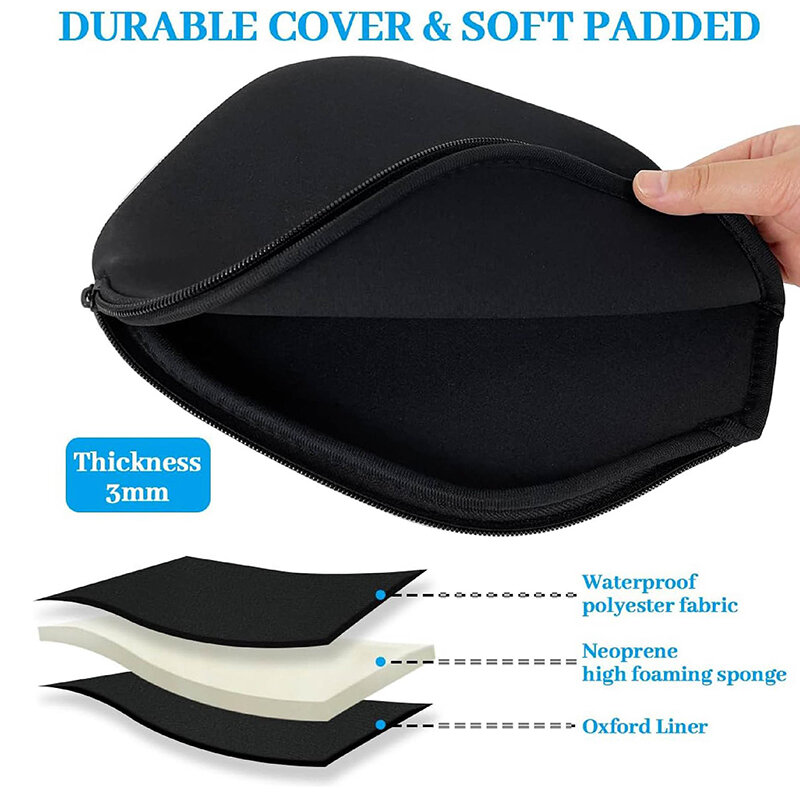 Pickleball Racket Sleeve Protector Bag Table Tennis Paddle Case Neoprene Pickleball Paddle Cover Case For Kids Practice Training