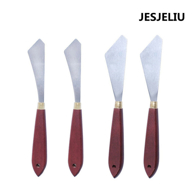2 шт./набор, ножи для рисования маслом из нержавеющей стали