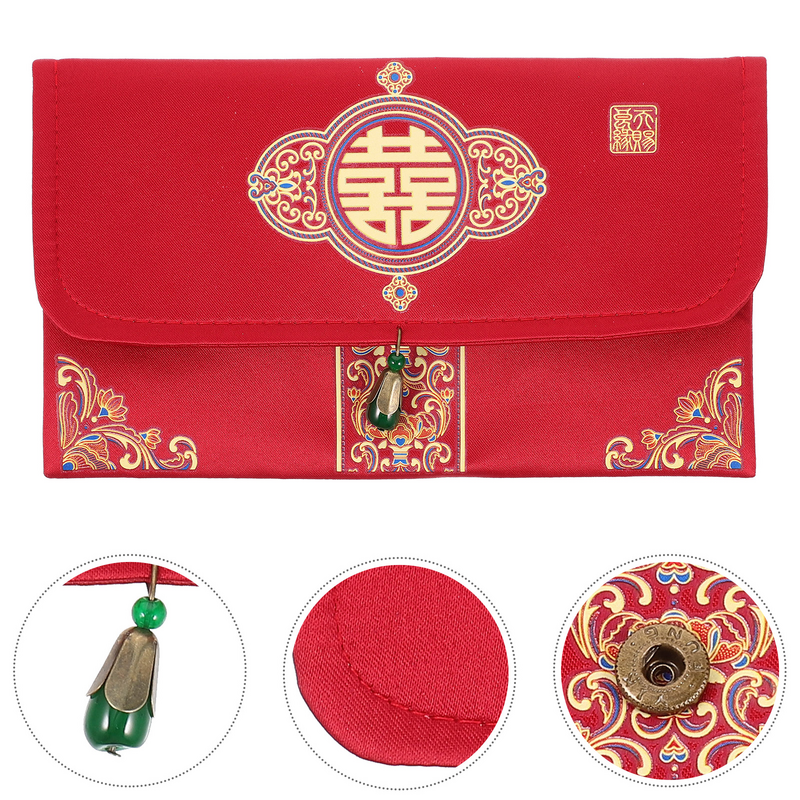 Китайские свадебные конверты для наличных, Свадебный счастливый конфетный конверт