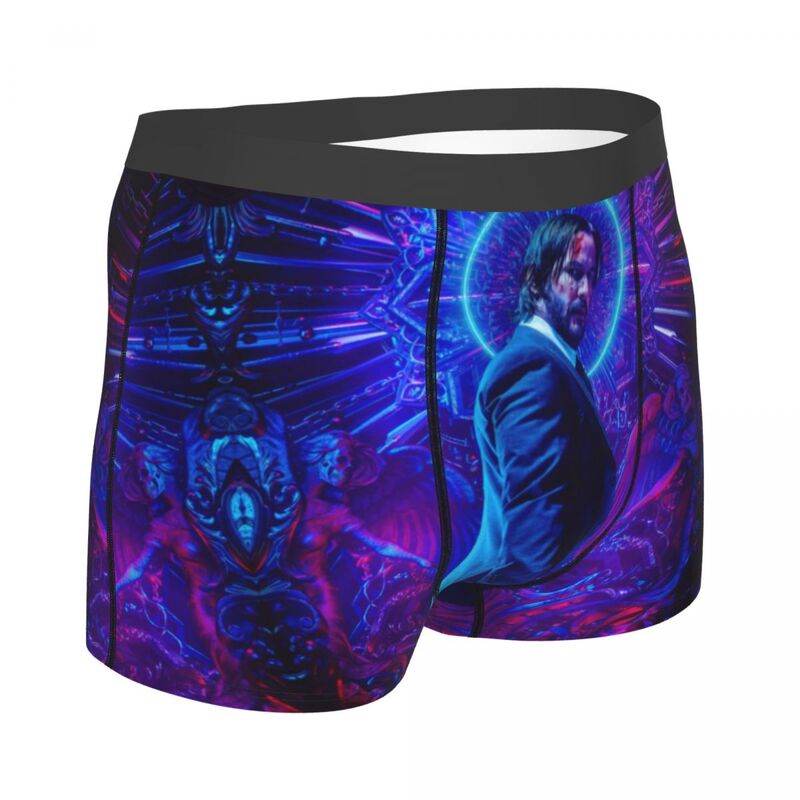 John Wick Keanu Reeves  Man's Boxer Briefs Underpants Highly Breathable Top Quality Birthday Gifts