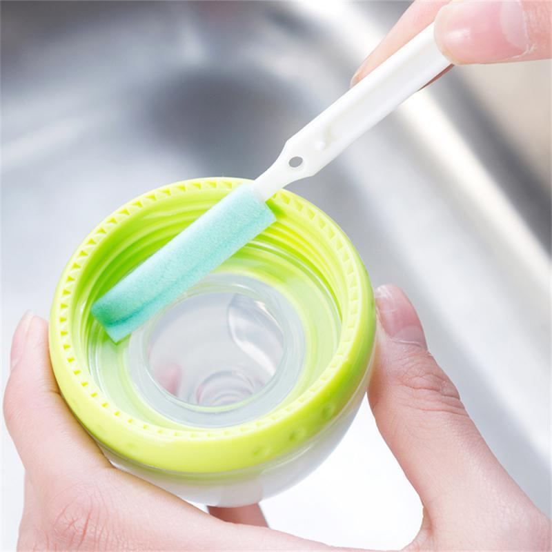 3 pcs/sets alimentação garrafa escova de descontaminação lavagem Copa escova conjunto pia Gap limpeza pequena escova punho longo escova de limpeza