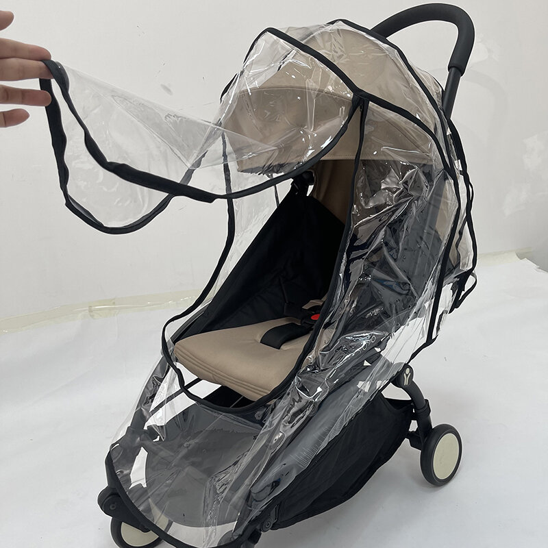 Pokrowiec przeciwdeszczowy na wózek dziecięcy EVA Fit YOYO/YOYO2/Yoya pokrowiec przeciwdeszczowy uniwersalny wiatroodporny odporny na kurz akcesoria do wózka dziecinnego